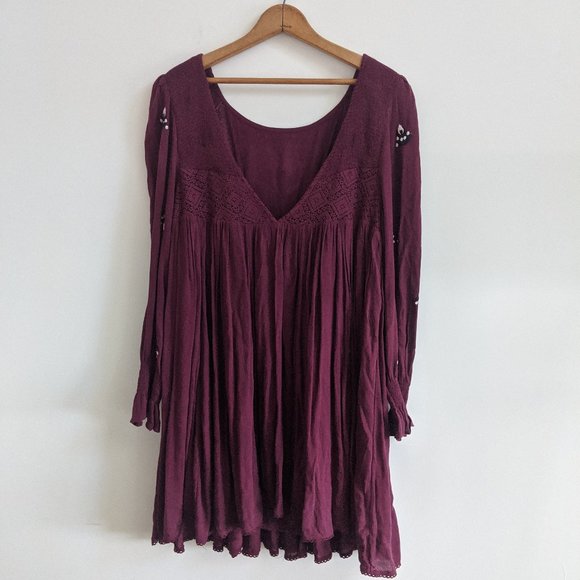 Free People | Mohave Embroidered Woven Mini Dress - Picture 3 of 10